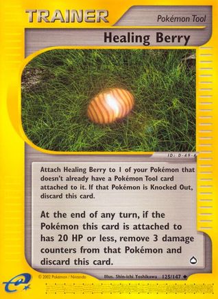 Healing Berry 125/147 - Reverse Holofoil Aquapolis