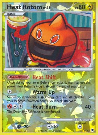 Heat Rotom RT3  - Reverse Holofoil Rising Rivals