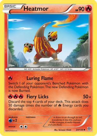 Heatmor 023/135  - Reverse Holofoil Plasma Storm