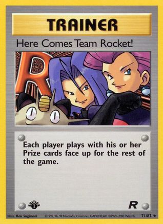 Here Comes Team Rocket! 071/82 - 1st Edition Team Rocket