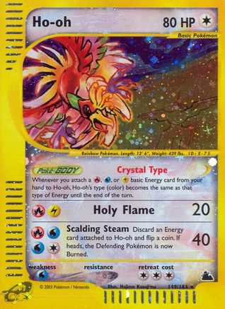 Ho-oh 149/144 - Reverse Holofoil Skyridge