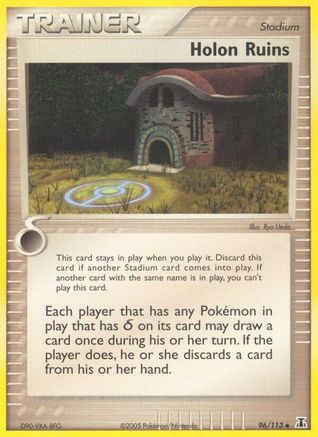 Holon Ruins 096/113 - Reverse Holofoil Delta Species