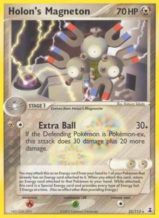 Holon's Magneton 022/113 - Reverse Holofoil Delta Species