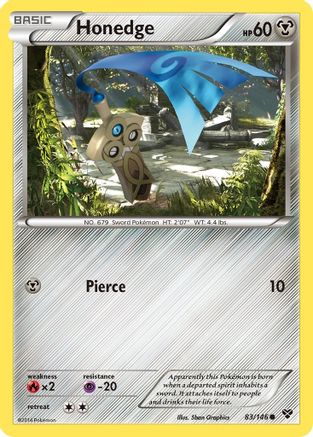 Honedge 083/146  - Reverse Holofoil XY Base Set