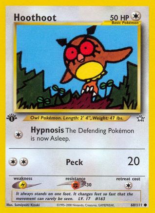 Hoothoot 060/111 - 1st Edition Neo Genesis