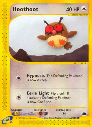 Hoothoot 065/144 - Reverse Holofoil Skyridge