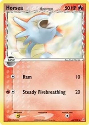Horsea (Delta Species) 066/110 - Reverse Holofoil Holon Phantoms