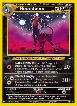 Houndoom 008/64 - 1st Edition Holofoil Neo Revelation