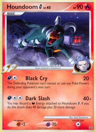 Houndoom G 050/127  - Reverse Holofoil Platinum