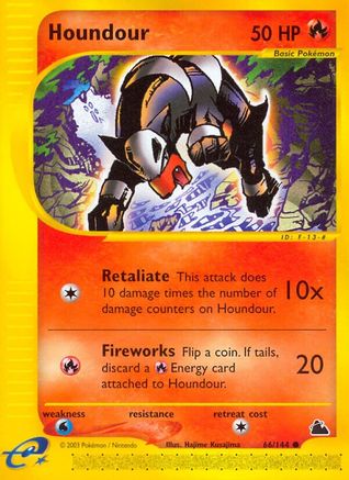 Houndour 066/144 - Reverse Holofoil Skyridge