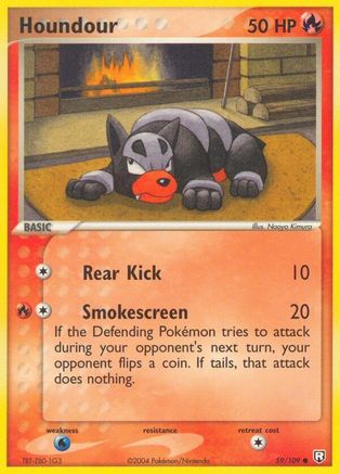 Houndour 059/109 - Reverse Holofoil Team Rocket Returns