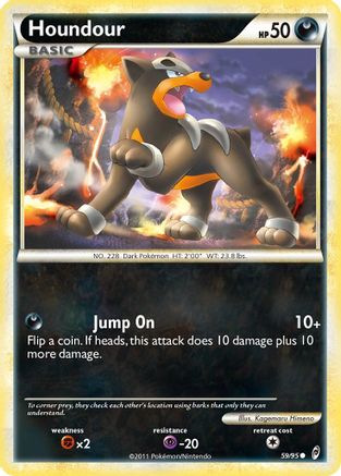 Houndour 059/95  - Reverse Holofoil Call of Legends