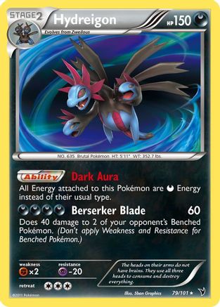 Hydreigon 079/101  - Holofoil Noble Victories