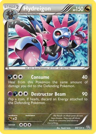 Hydreigon 098/124  - Reverse Holofoil Dragons Exalted