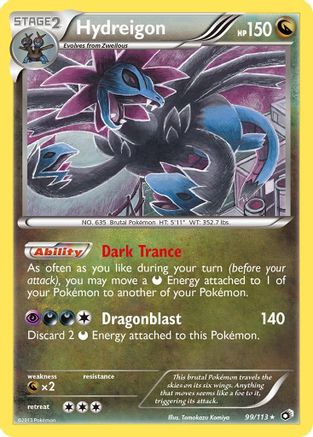 Hydreigon 099/113  - Holofoil Legendary Treasures