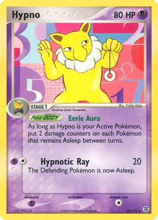 Hypno 025/112 - Reverse Holofoil FireRed & LeafGreen