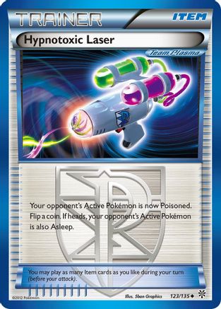 Hypnotoxic Laser (Team Plasma) 123/135  - Reverse Holofoil Plasma Storm