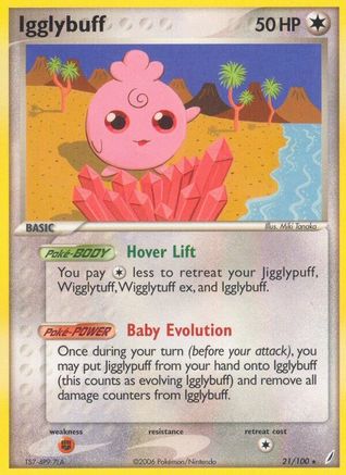 Igglybuff 021/100 - Reverse Holofoil Crystal Guardians