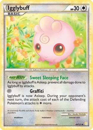 Igglybuff 044/123  - Reverse Holofoil HeartGold SoulSilver