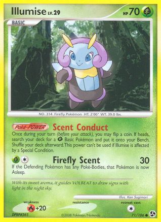 Illumise 071/106  - Reverse Holofoil Great Encounters
