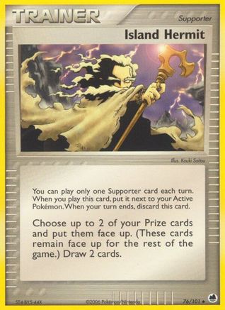 Island Hermit 076/101 - Reverse Holofoil Dragon Frontiers