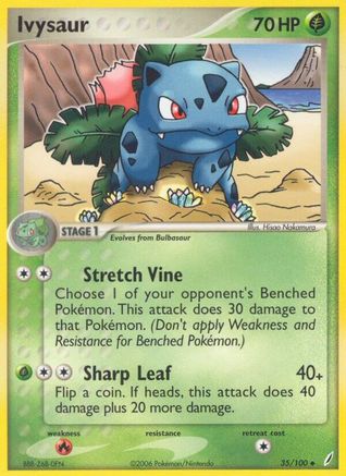 Ivysaur 035/100 - Reverse Holofoil Crystal Guardians