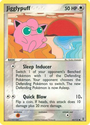 Jigglypuff 065/112 - Reverse Holofoil FireRed & LeafGreen