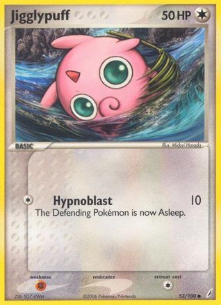 Jigglypuff 053/100 - Reverse Holofoil Crystal Guardians