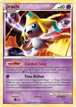 Jirachi 001/95  - Holofoil Unleashed
