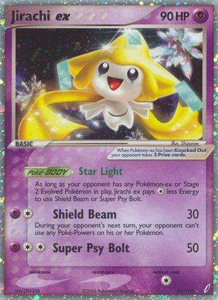 Jirachi ex 094/100 - Holofoil Crystal Guardians