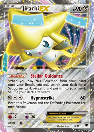 Jirachi EX 060/101  - Holofoil Plasma Blast