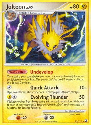 Jolteon 026/111  - Reverse Holofoil Rising Rivals
