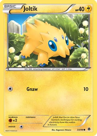 Joltik 033/98  - Reverse Holofoil Emerging Powers