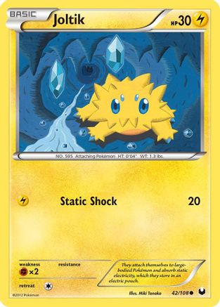 Joltik 042/108  - Reverse Holofoil Dark Explorers
