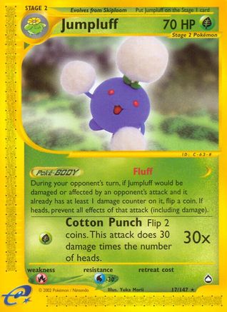 Jumpluff 017/147 - Reverse Holofoil Aquapolis