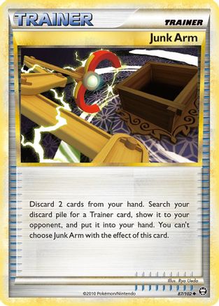 Junk Arm 087/102  - Reverse Holofoil Triumphant