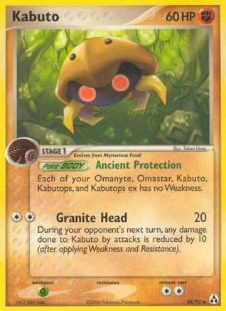 Kabuto 036/92 - Reverse Holofoil Legend Maker