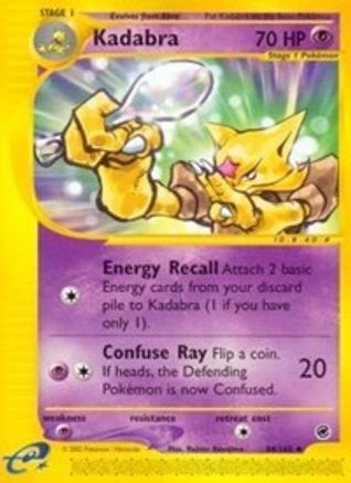 Kadabra 084/165 - Reverse Holofoil Expedition