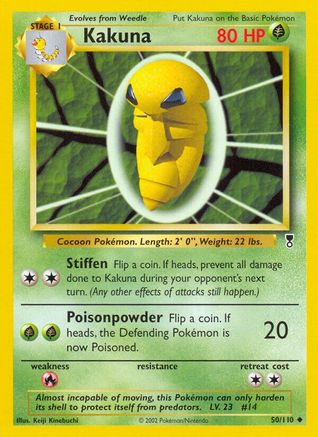 Kakuna 050/110 - Reverse Holofoil Legendary Collection