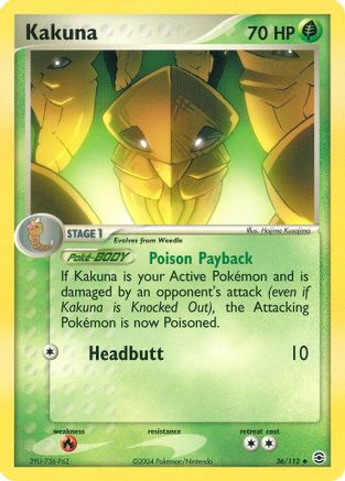 Kakuna 036/112 - Reverse Holofoil FireRed & LeafGreen