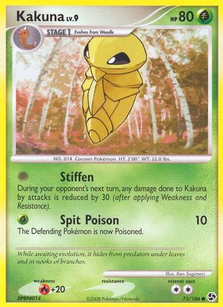 Kakuna 073/106  - Reverse Holofoil Great Encounters