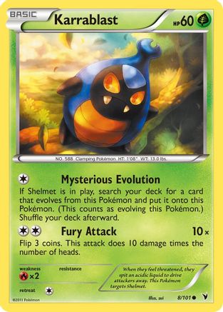 Karrablast 008/101  - Reverse Holofoil Noble Victories