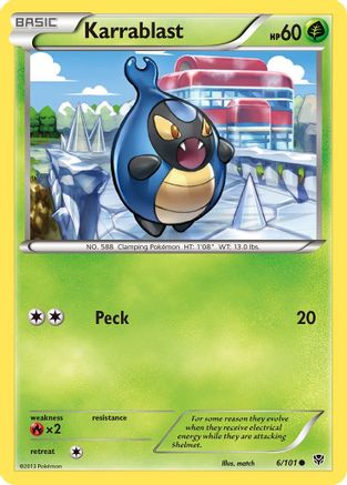 Karrablast 006/101  - Reverse Holofoil Plasma Blast