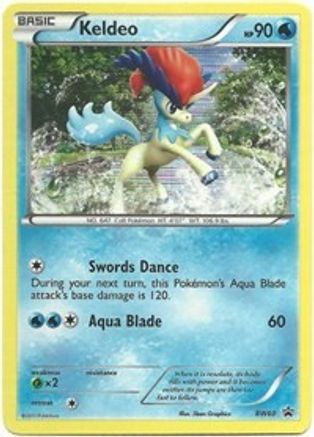 Keldeo (Tinsel Holo) BW60  - Holofoil Black and White Promos