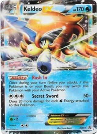 Keldeo EX BW61  - Holofoil Black and White Promos