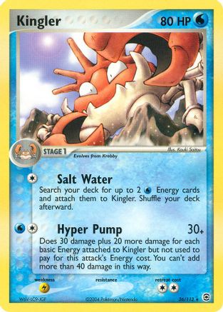 Kingler 026/112 - Reverse Holofoil FireRed & LeafGreen