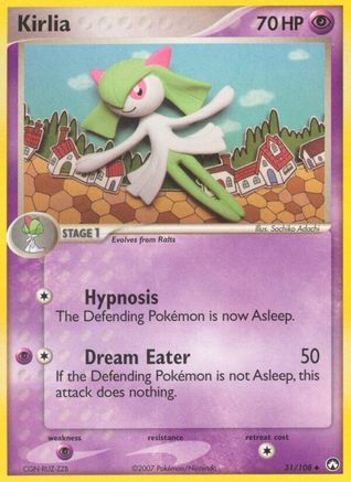 Kirlia 031/108 - Reverse Holofoil Power Keepers