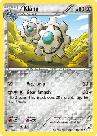 Klang 089/135  - Reverse Holofoil Plasma Storm