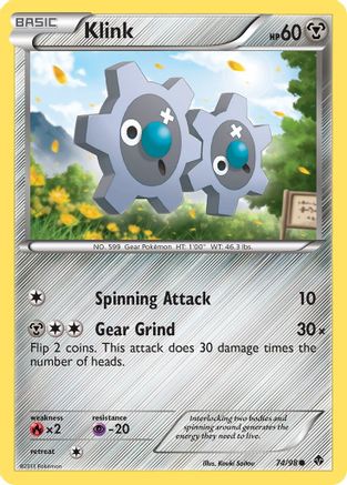 Klink 074/98  - Reverse Holofoil Emerging Powers