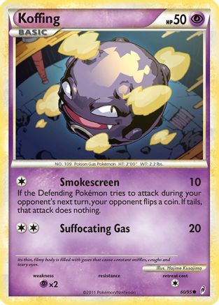 Koffing 060/95  - Reverse Holofoil Call of Legends